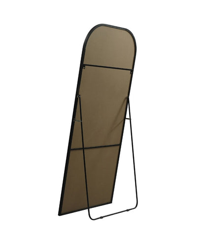 Elegant Furniture & Lighting - Blaire Metal Frame Arch Full Length Mirror 32x76 Inch in Black - MR1FL3276BLK veiw 8