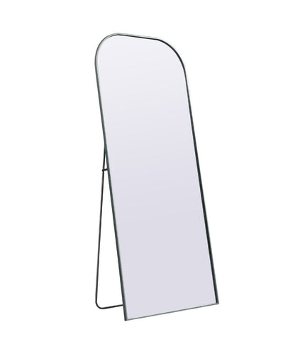 Elegant Furniture & Lighting - Blaire Metal Frame Arch Full Length Mirror 32x76 Inch in Silver - MR1FL3276SIL veiw 7