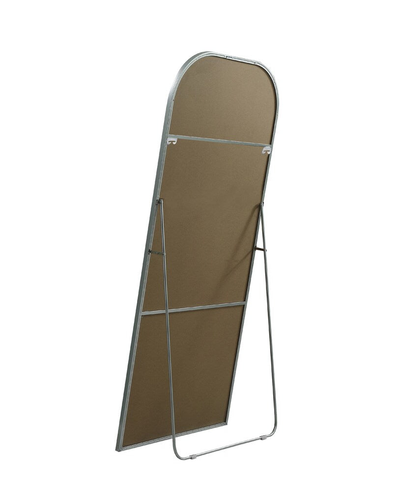 Elegant Furniture & Lighting - Blaire Metal Frame Arch Full Length Mirror 32x76 Inch in Silver - MR1FL3276SIL veiw 8