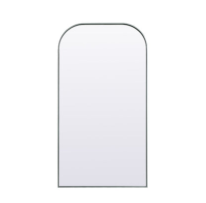 Elegant Furniture & Lighting - Blaire Metal Frame Arch Full Length Mirror 35x66 Inch in Silver - MR1B3566SIL veiw 1