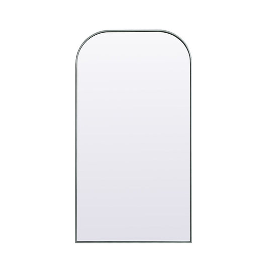Elegant Furniture & Lighting - Blaire Metal Frame Arch Full Length Mirror 35x66 Inch in Silver - MR1B3566SIL veiw 1