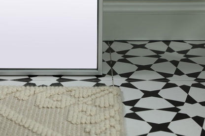 Elegant Furniture & Lighting - Blaire Metal Frame Arch Full Length Mirror 35x66 Inch in Silver - MR1B3566SIL veiw 4