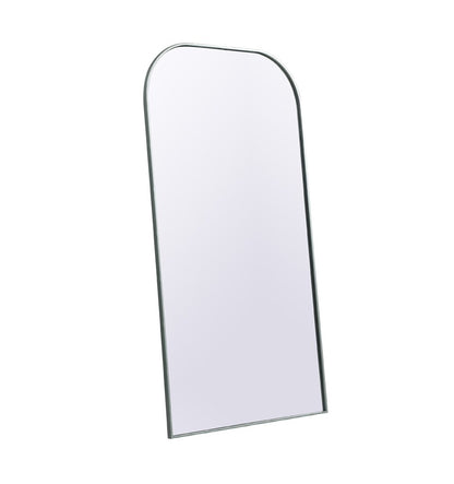 Elegant Furniture & Lighting - Blaire Metal Frame Arch Full Length Mirror 35x66 Inch in Silver - MR1B3566SIL veiw 7
