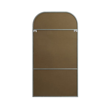 Elegant Furniture & Lighting - Blaire Metal Frame Arch Full Length Mirror 35x66 Inch in Silver - MR1B3566SIL veiw 8