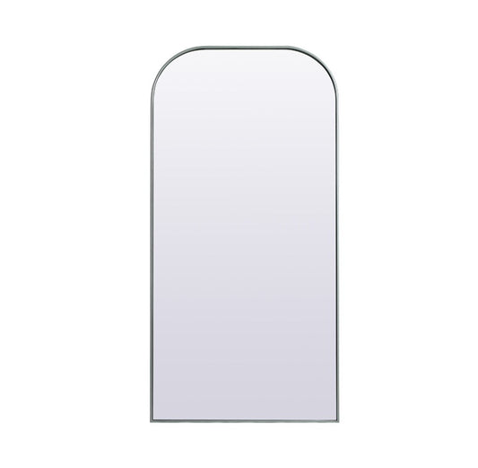Elegant Furniture & Lighting - Blaire Metal Frame Arch Full Length Mirror 35x72 Inch in Silver - MR1B3572SIL veiw 1