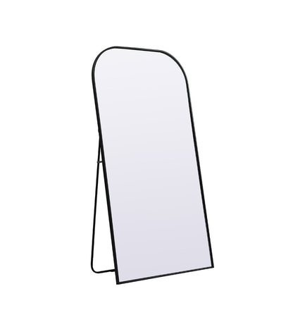 Elegant Furniture & Lighting - Blaire Metal Frame Arch Full Length Mirror 35x66 Inch in Black - MR1FL3566BLK veiw 7