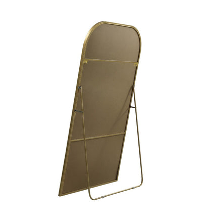 Elegant Furniture & Lighting - Blaire Metal Frame Arch Full Length Mirror 35x66 Inch in Brass - MR1FL3566BRS veiw 8