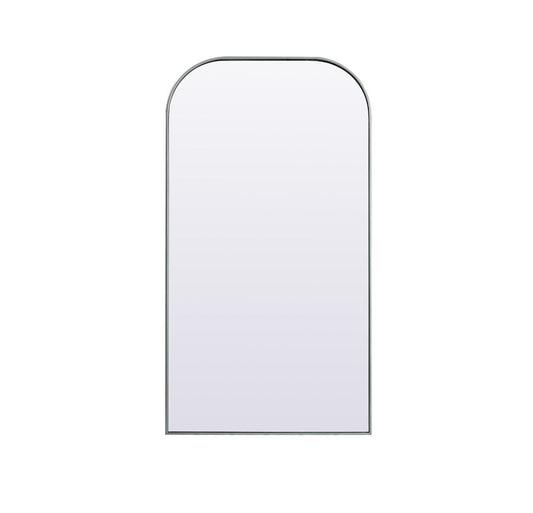 Elegant Furniture & Lighting - Blaire Metal Frame Arch Full Length Mirror 35x66 Inch in Silver - MR1FL3566SIL veiw 1