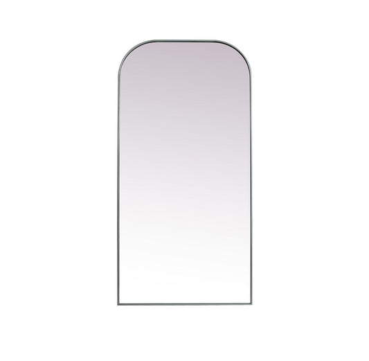 Elegant Furniture & Lighting - Blaire Metal Frame Arch Full Length Mirror 35x72 Inch in Silver - MR1FL3572SIL veiw 1