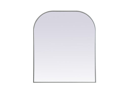 Elegant Furniture & Lighting - Blaire Metal Frame Arch Mirror 36x42 Inch in Silver - MR1B3642SIL veiw 1