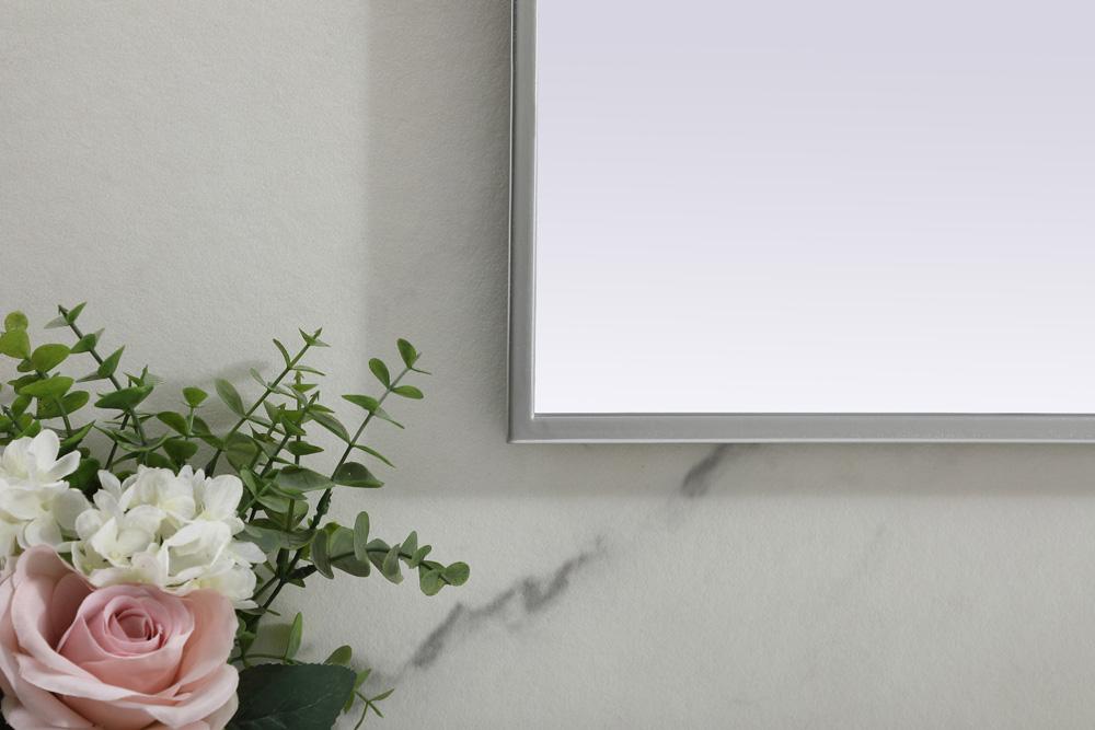 Elegant Furniture & Lighting - Blaire Metal Frame Arch Mirror 36x42 Inch in Silver - MR1B3642SIL veiw 6