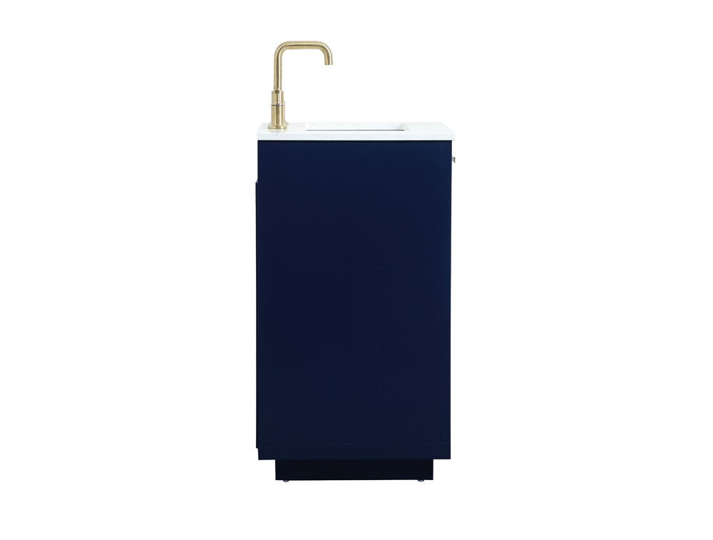 Elegant Furniture & Lighting - Blake 24 inch Single bathroom vanity in blue - VF19424BL veiw 7