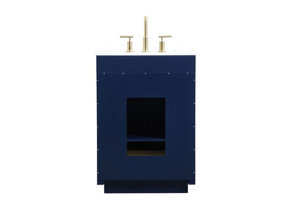 Elegant Furniture & Lighting - Blake 24 inch Single bathroom vanity in blue - VF19424BL veiw 8