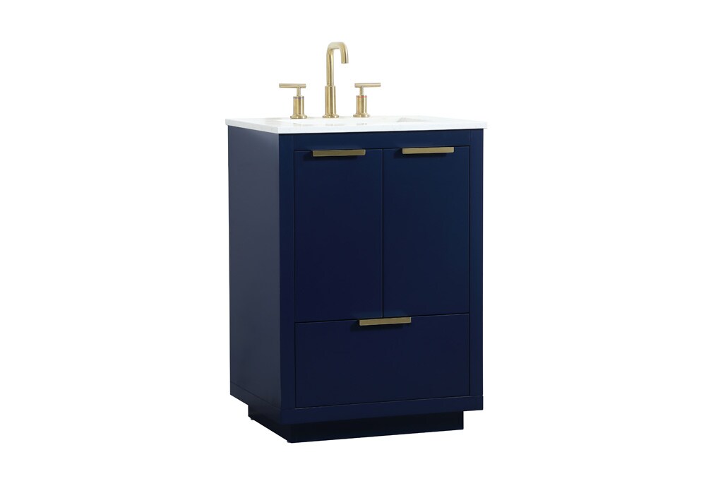 Elegant Furniture & Lighting - Blake 24 inch Single bathroom vanity in blue - VF19424BL veiw 14