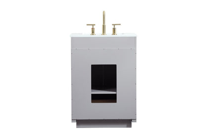 Elegant Furniture & Lighting - Blake 24 inch Single bathroom vanity in grey - VF19424GR veiw 8