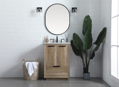 Elegant Furniture & Lighting - Blake 24 Inch SIngle Bathroom Vanity In Natural Oak - VF19424NT veiw 5