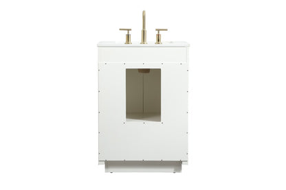 Elegant Furniture & Lighting - Blake 24 inch Single bathroom vanity in white - VF19424WH veiw 8