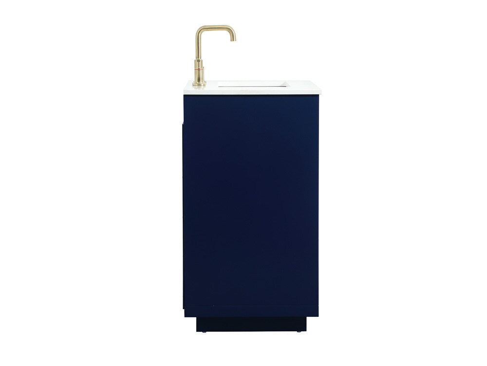 Elegant Furniture & Lighting - Blake 30 inch Single bathroom vanity in blue - VF19430BL veiw 7
