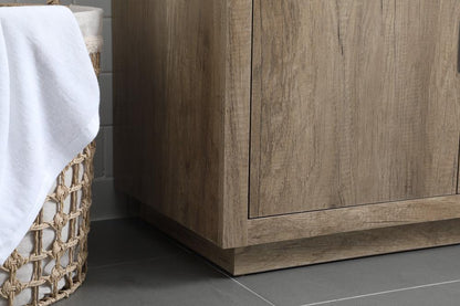 Elegant Furniture & Lighting - Blake 30 Inch SIngle Bathroom Vanity In Natural Oak - VF19430NT veiw 7