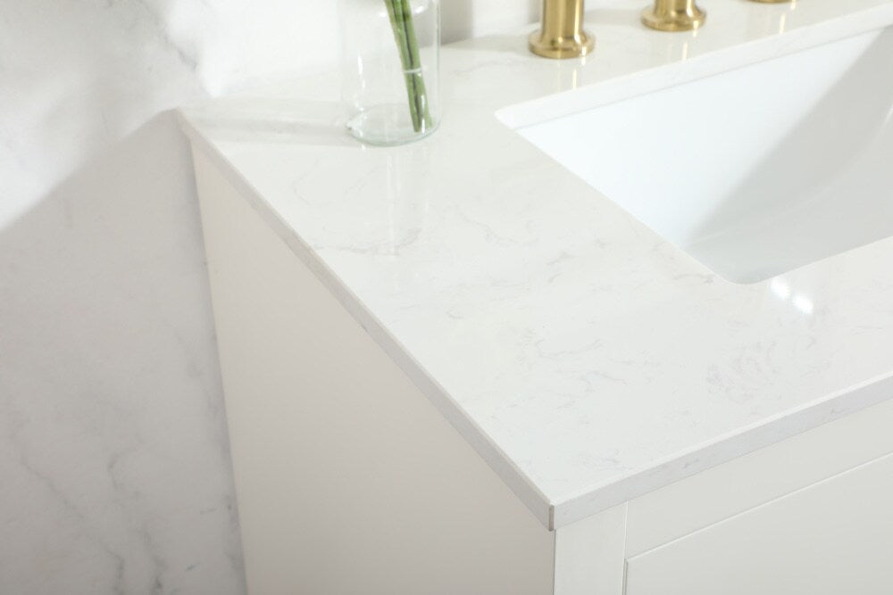 Elegant Furniture & Lighting - Blake 30 inch Single bathroom vanity in white - VF19430WH veiw 12