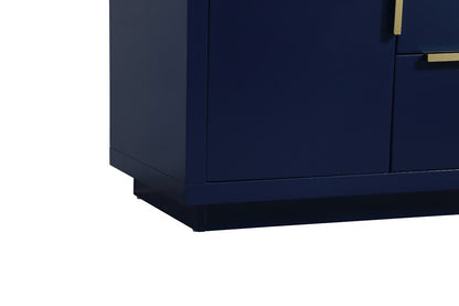 Elegant Furniture & Lighting - Blake 30 inch Single bathroom vanity in blue with backsplash - VF19430BL-BS veiw 6