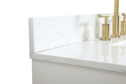 Elegant Furniture & Lighting - Blake 36 inch Single bathroom vanity in white with backsplash - VF19436WH-BS veiw 4
