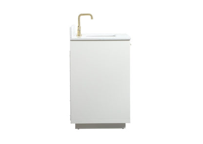 Elegant Furniture & Lighting - Blake 36 inch Single bathroom vanity in white with backsplash - VF19436WH-BS veiw 7