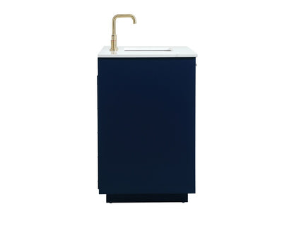 Elegant Furniture & Lighting - Blake 42 inch Single bathroom vanity in blue - VF19442BL veiw 7