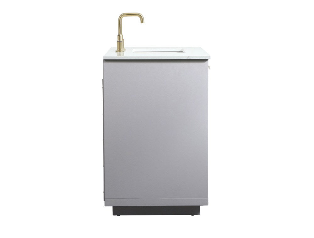 Elegant Furniture & Lighting - Blake 42 inch Single bathroom vanity in grey - VF19442GR veiw 7