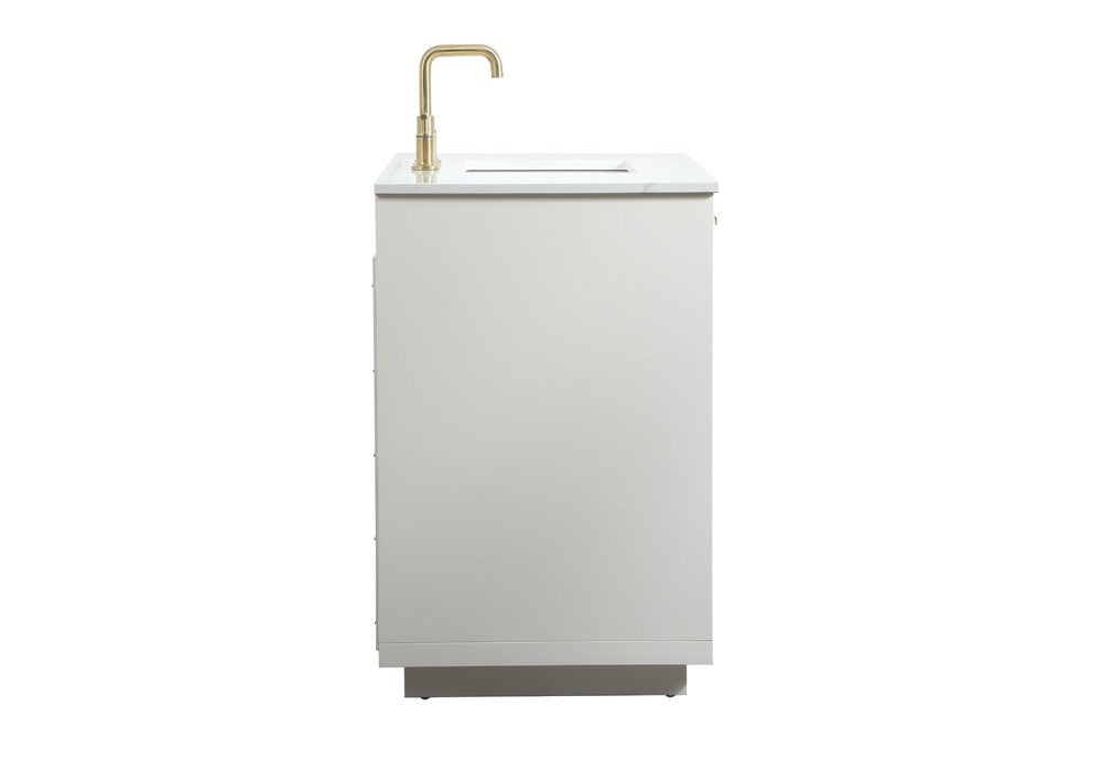 Elegant Furniture & Lighting - Blake 42 inch Single bathroom vanity in white - VF19442WH veiw 7