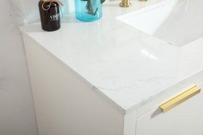 Elegant Furniture & Lighting - Blake 42 inch Single bathroom vanity in white - VF19442WH veiw 12