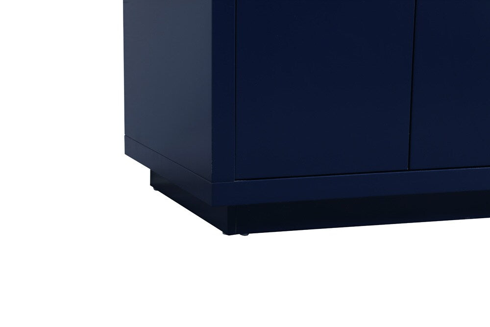 Elegant Furniture & Lighting - Blake 42 inch Single bathroom vanity in blue with backsplash - VF19442BL-BS veiw 6
