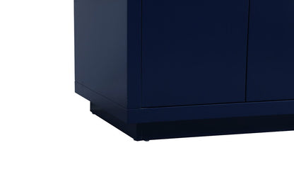 Elegant Furniture & Lighting - Blake 42 inch Single bathroom vanity in blue with backsplash - VF19442BL-BS veiw 6