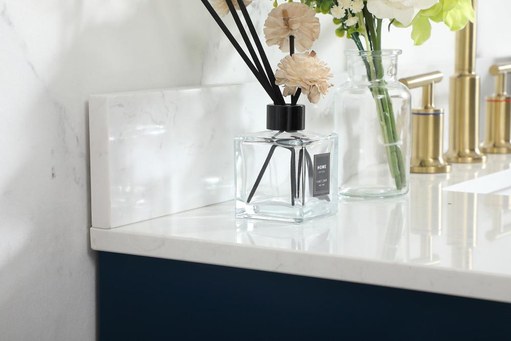 Elegant Furniture & Lighting - Blake 42 inch Single bathroom vanity in blue with backsplash - VF19442BL-BS veiw 12