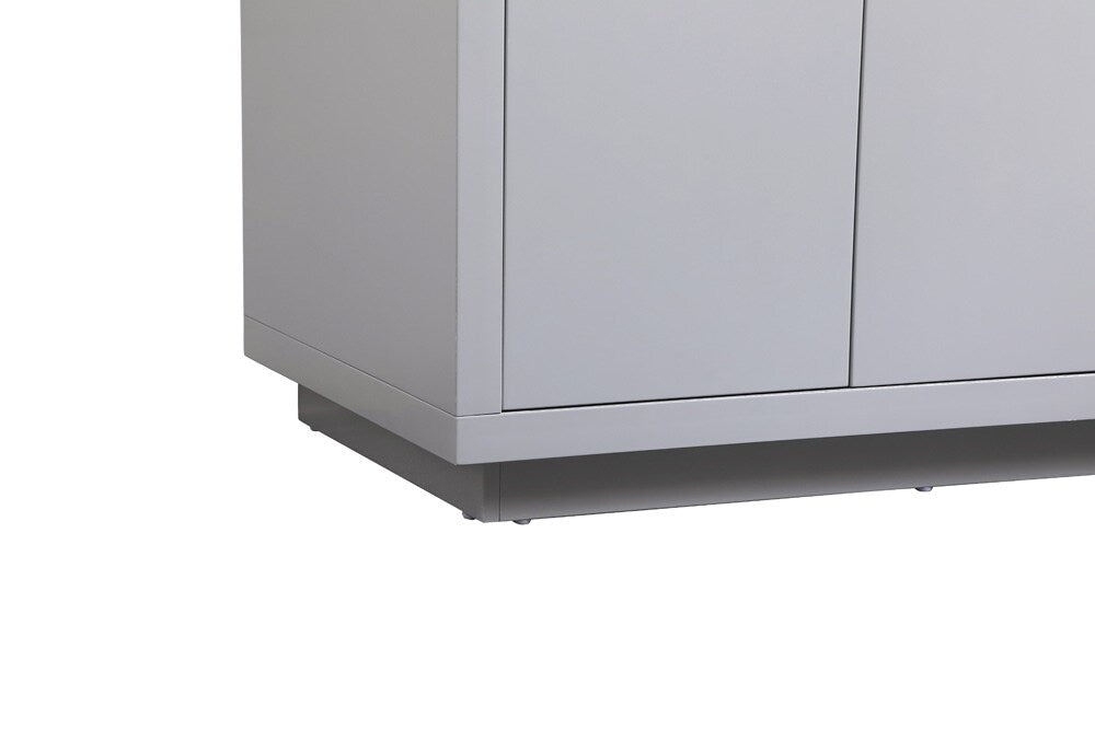 Elegant Furniture & Lighting - Blake 42 inch Single bathroom vanity in grey with backsplash - VF19442GR-BS veiw 6
