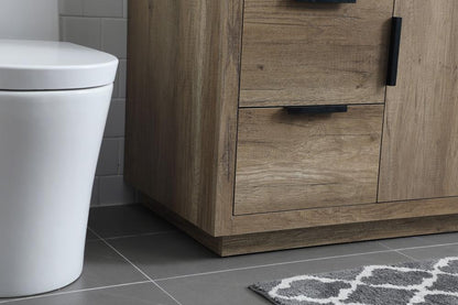 Elegant Furniture & Lighting - Blake 48 Inch SIngle Bathroom Vanity In Natural Oak - VF19448NT veiw 7