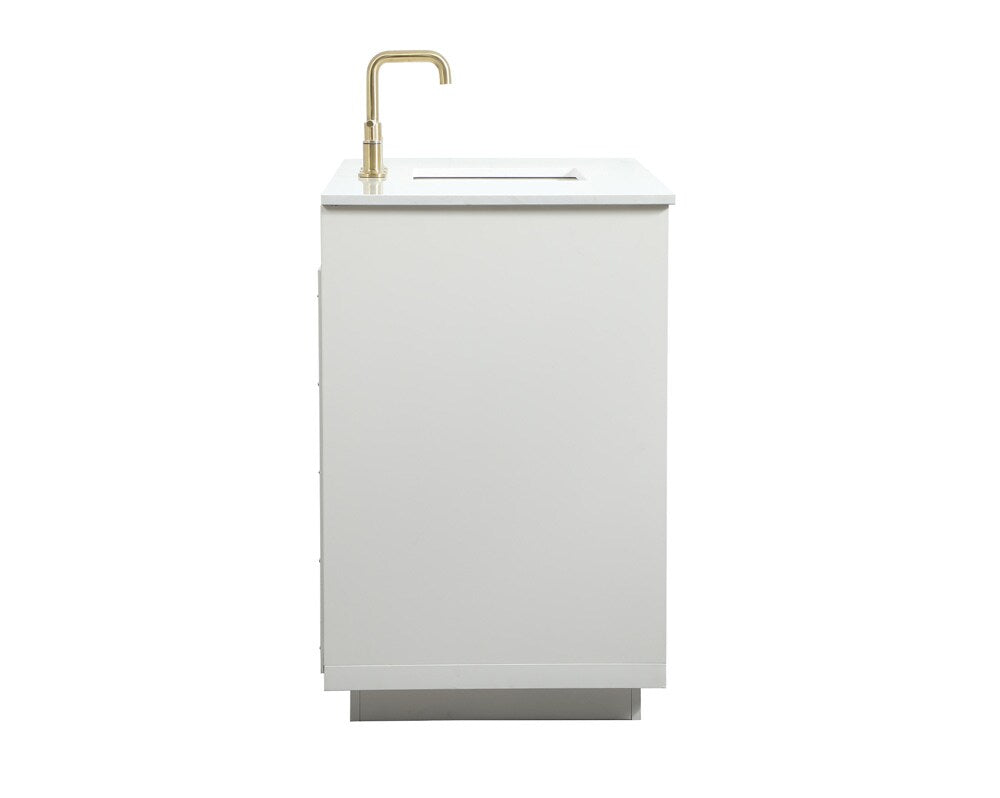Elegant Furniture & Lighting - Blake 48 inch Single bathroom vanity in white - VF19448WH veiw 7