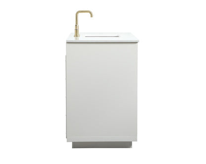 Elegant Furniture & Lighting - Blake 48 inch Single bathroom vanity in white - VF19448WH veiw 7