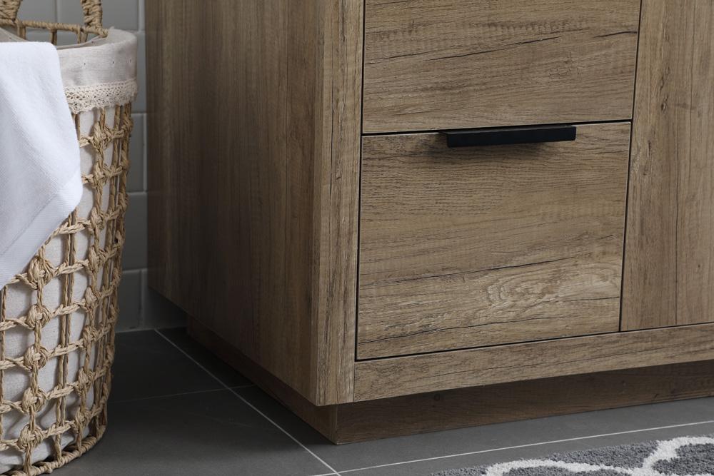 Elegant Furniture & Lighting - Blake 54 Inch SIngle Bathroom Vanity In Natural Oak - VF19454NT veiw 7