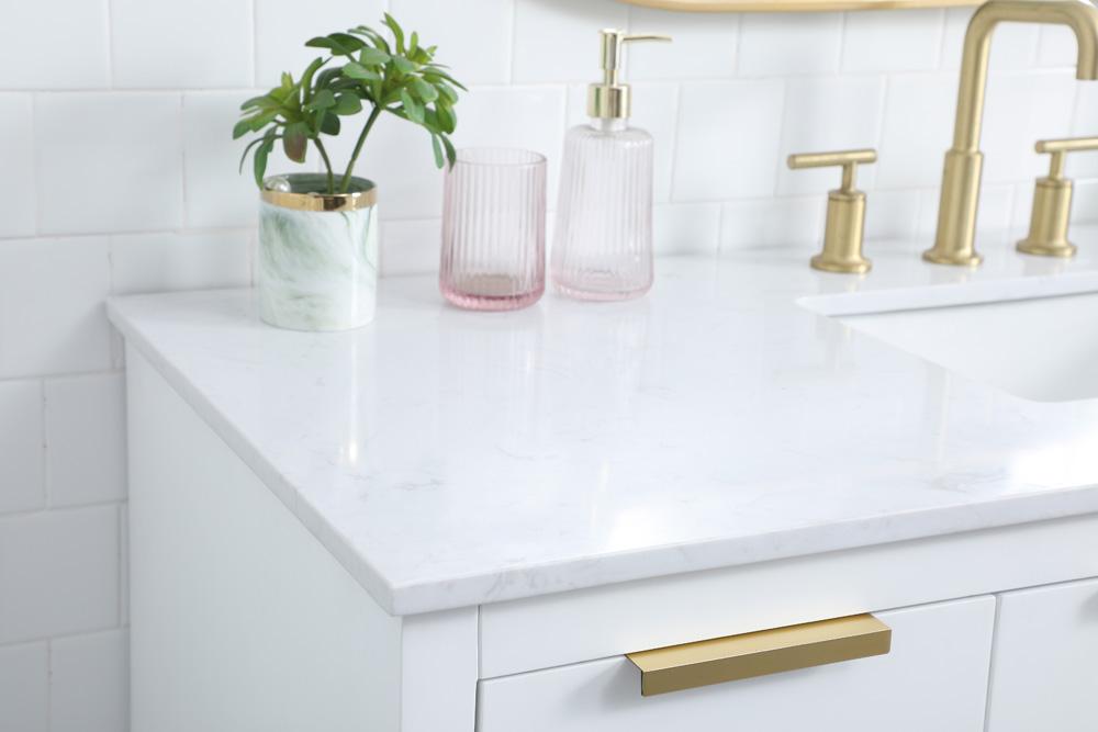 Elegant Furniture & Lighting - Blake 54 Inch SIngle Bathroom Vanity In White - VF19454WH veiw 6