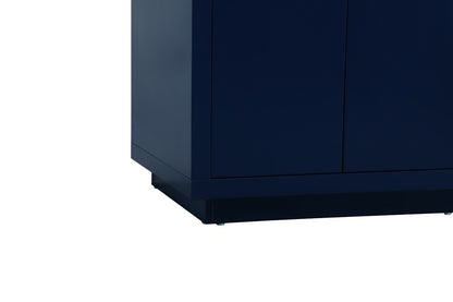 Elegant Furniture & Lighting - Blake 60 inch double bathroom vanity in blue - VF19460DBL veiw 6