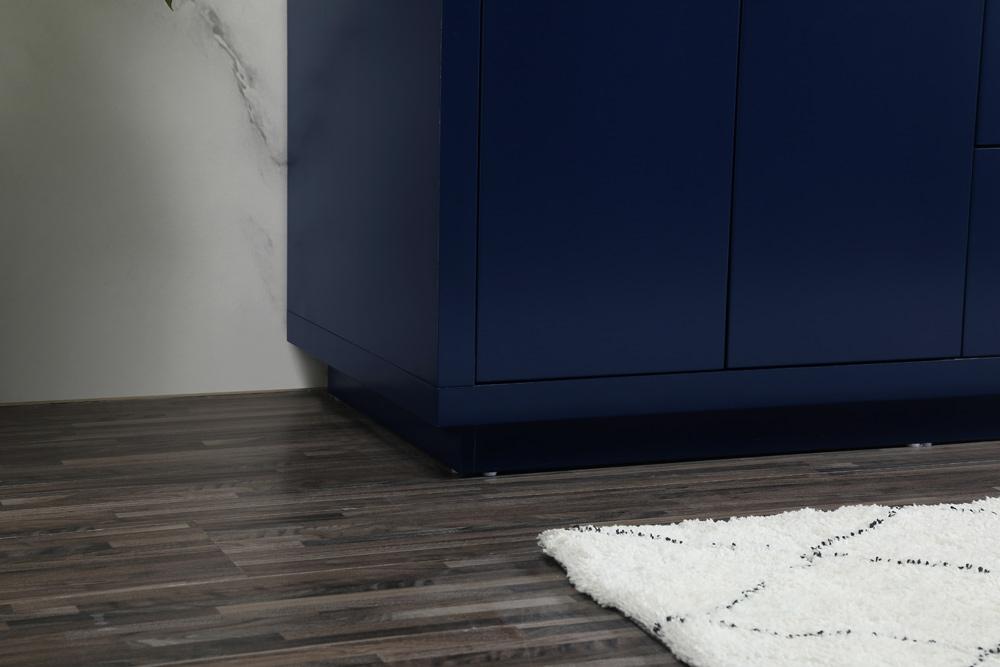 Elegant Furniture & Lighting - Blake 60 inch double bathroom vanity in blue - VF19460DBL veiw 13