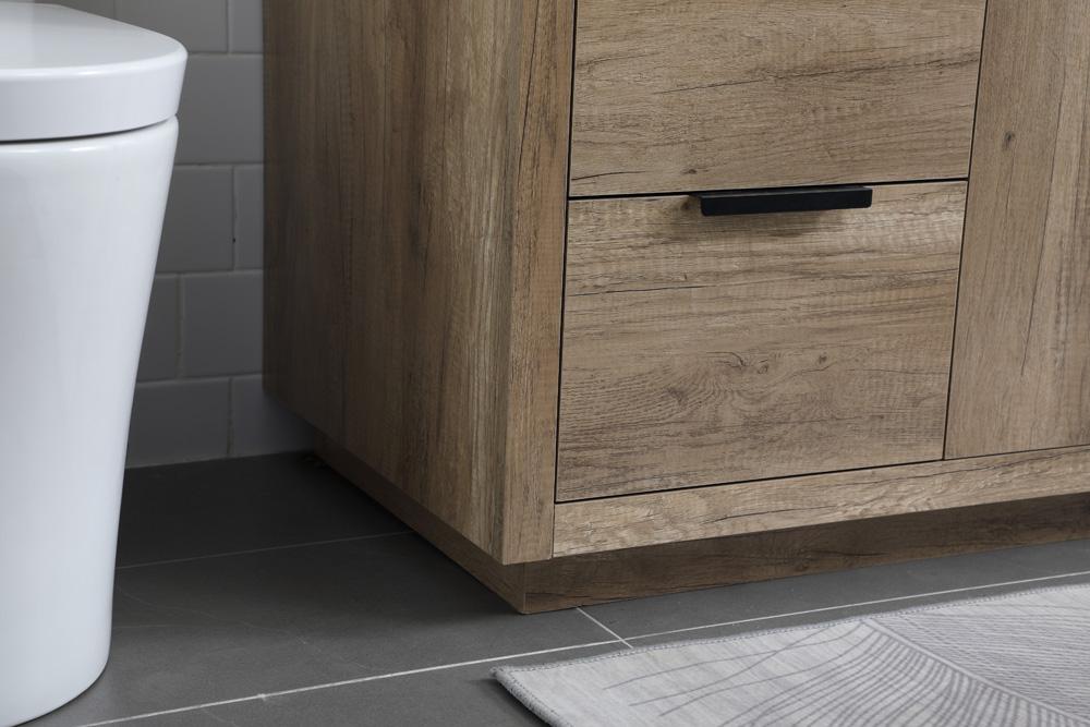 Elegant Furniture & Lighting - Blake 60 Inch SIngle Bathroom Vanity In Natural Oak - VF19460NT veiw 7