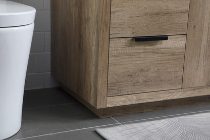 Elegant Furniture & Lighting - Blake 60 Inch SIngle Bathroom Vanity In Natural Oak - VF19460NT veiw 7