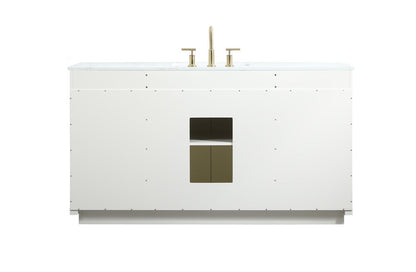 Elegant Furniture & Lighting - Blake 60 inch Single bathroom vanity in white - VF19460WH veiw 8