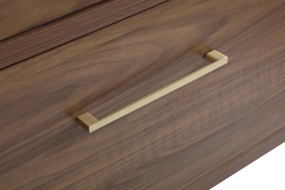 Elegant Furniture & Lighting - Boise 36 inch bathroom Vanity in Walnut Brown with Backsplash - VF41036WB-BS veiw 6