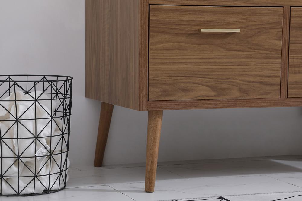 Elegant Furniture & Lighting - Boise 42 inch bathroom vanity in Walnut Brown - VF41042WB veiw 6