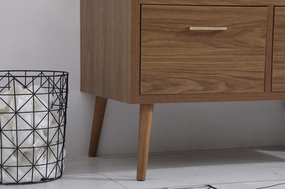 Elegant Furniture & Lighting - Boise 42 inch bathroom vanity in Walnut Brown - VF41042WB veiw 6