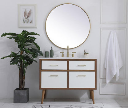 Elegant Furniture & Lighting - Boise 42 inch bathroom vanity in White - VF41042WH veiw 5