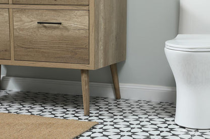 Elegant Furniture & Lighting - Boise 42 inch Single bathroom vanity in natural oak - VF41042NT veiw 7